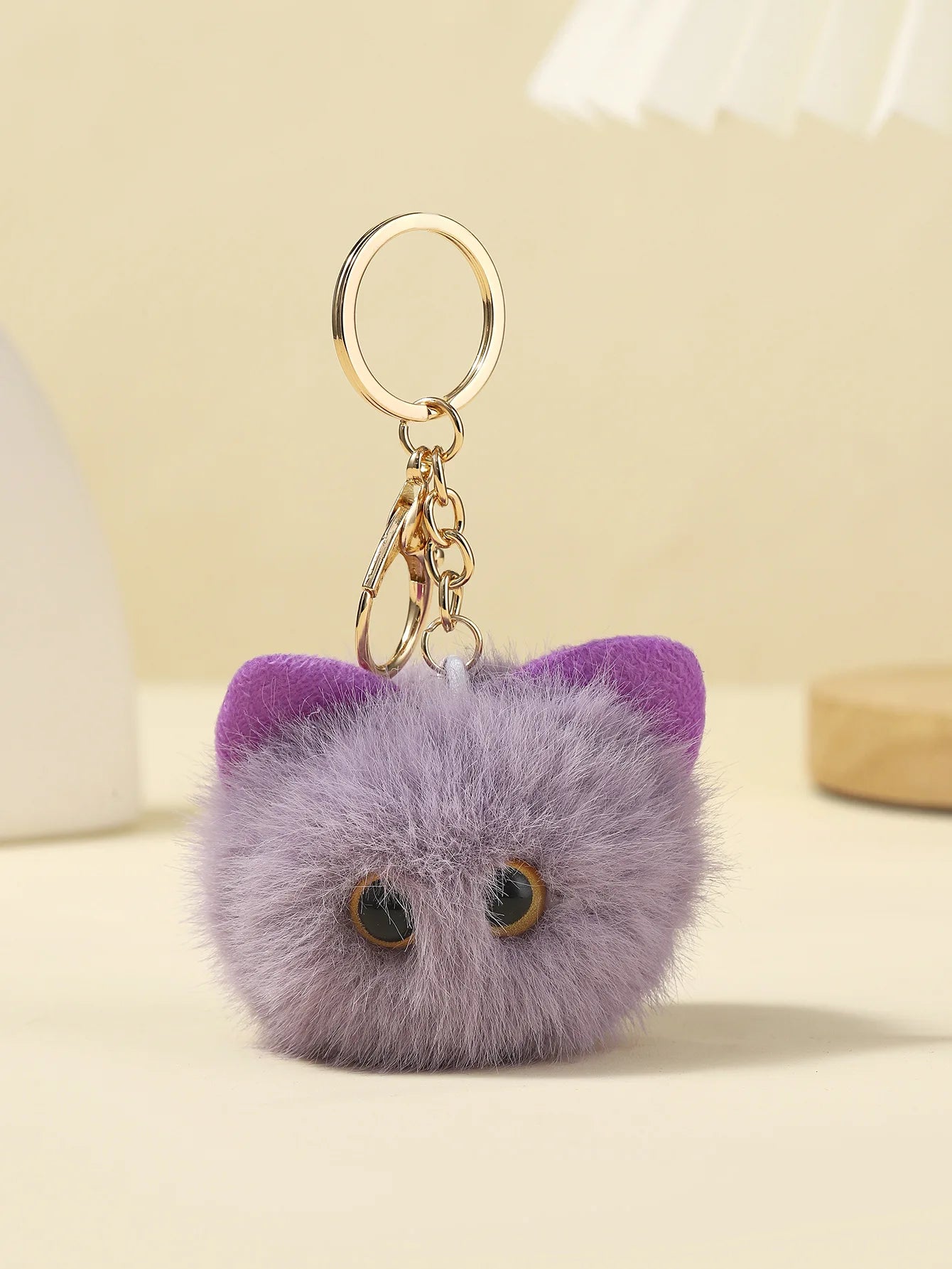 ThePuffyCat™ - Soft plush cat keychain